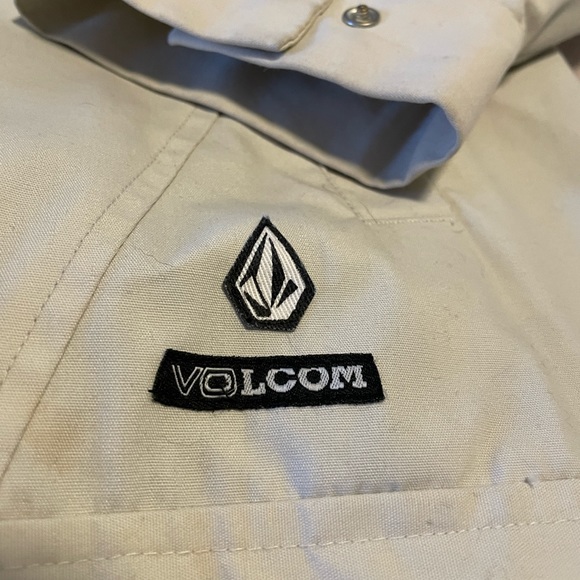 Volcom Khaki colored lightweight jacket - Picture 3 of 6